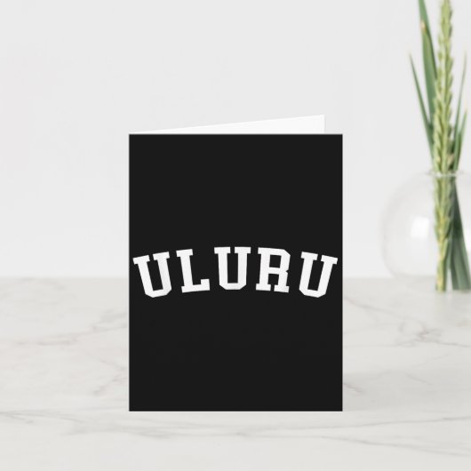 Uluru Karte (Vorderseite)