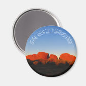 Uluru kata tjuta magnet (Vorderseite/Rückseite)