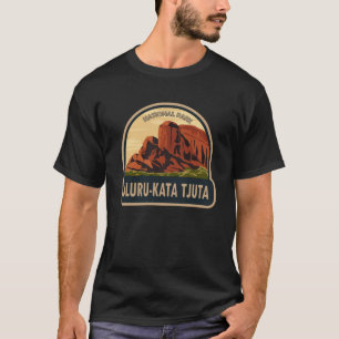 Uluru-Kata Tjuta Nationalpark Australien Emblem T-Shirt