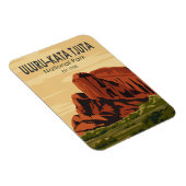 Uluru-Kata Tjuta Nationalpark Australien Vintag Magnet (Rechte Seite)