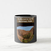 Uluru-Kata Tjuta Nationalpark - Australien Zweifarbige Tasse (Mittel)