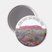 Uluru kata tjuta Park Magnet (Vorderseite/Rückseite)