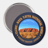 Uluru - Nationalpark Kata Tjuta Magnet (Vorderseite/Rückseite)