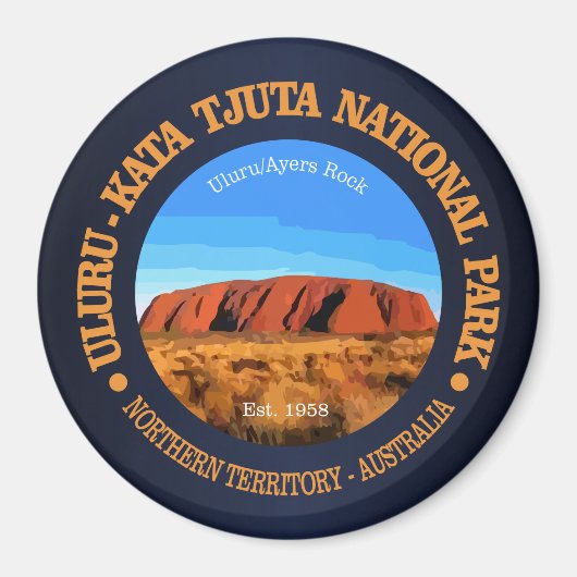 Uluru - Nationalpark Kata Tjuta Magnet (Vorne)
