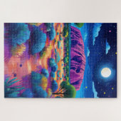 Uluru oder Ayers Rock, Australien. Puzzle (Horizontal)