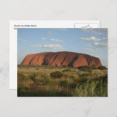 Uluru oder Ayers Rock Postkarte (Vorne/Hinten)