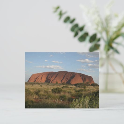 Uluru oder Ayers Rock Postkarte (Stehend Vorderseite)