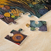 Uluru-Outback-Landschaft im Quilling-Stil Puzzle (Seite)