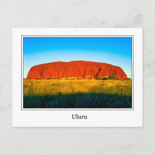 Uluru Postcard Postkarte (Vorderseite)