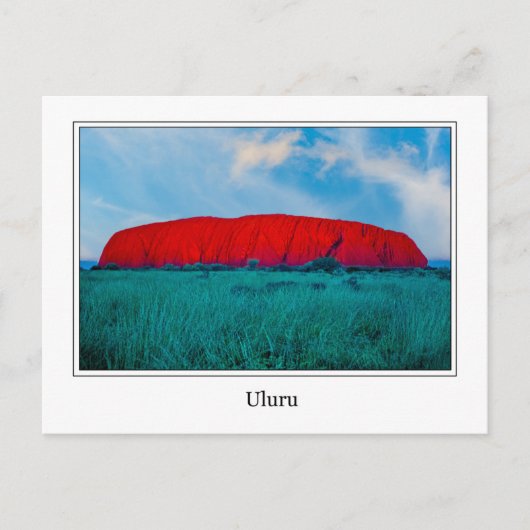 Uluru Postkarte (Vorderseite)