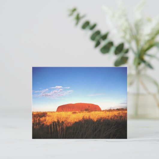 Uluru Postkarte (Stehend Vorderseite)
