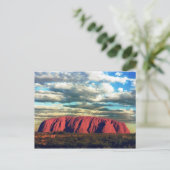 Uluru Postkarte (Stehend Vorderseite)