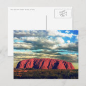 Uluru Postkarte (Vorne/Hinten)