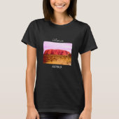 Uluru Sonnenuntergang Zentralaustralien Reise T-Shirt (Vorderseite)
