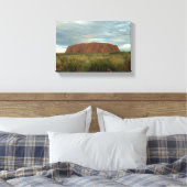 Uluru Stretched Canvas Print Leinwanddruck (Insitu (Schlafzimmer))
