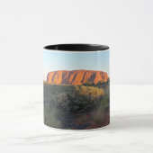 Uluru Sunrise und Wüstenflora Tasse (Zentrum)