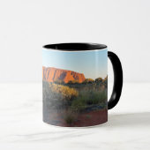 Uluru Sunrise und Wüstenflora Tasse (VorderseiteRechts)