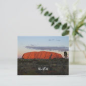 Uluru Sunset Ayers Rock Australia Postcard Postkarte (Stehend Vorderseite)