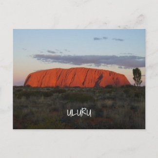 Uluru Sunset Ayers Rock Australia Postcard Postkarte