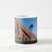 Uluru und Wüste schlicht Kaffeetasse (Mittel)