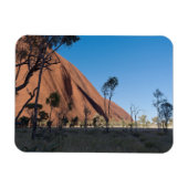 Uluru und Wüste schlicht Magnet (Horizontal)