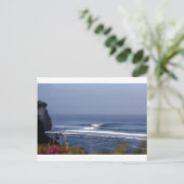 Uluwatu Bali berühmte Surfwelle Postkarte (Stehend Vorderseite)