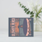 ULUWATU BEACH - SURFMÄDCHEN - BALI INDONESIEN POSTKARTE (Stehend Vorderseite)