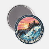 Uluwatu Indonesien Magnet (Vorderseite/Rückseite)