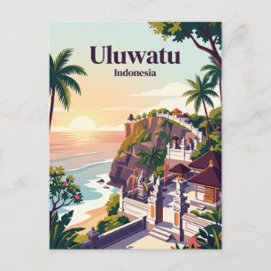 Uluwatu Indonesien Postkarte