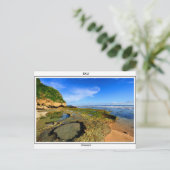 Uluwatu Strand Postkarte (Stehend Vorderseite)