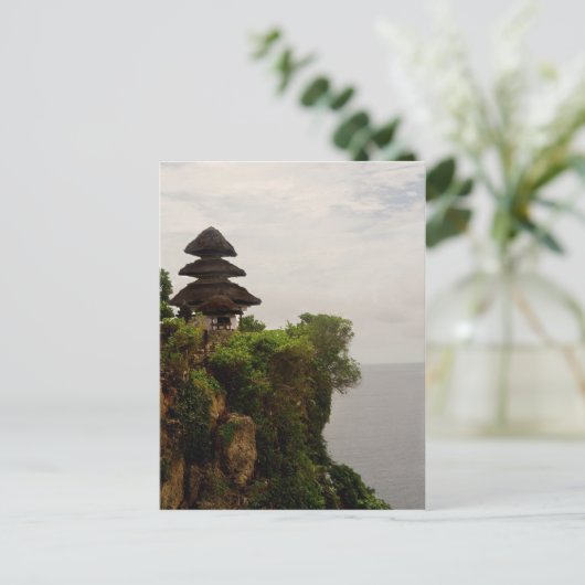 Uluwatu-Tempel in Bali Postkarte (Stehend Vorderseite)