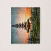 Uluwatu Temple, Bali stilisiert Puzzle (Vertikal)