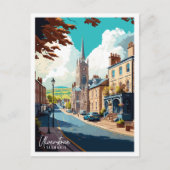 Ulverstone Tasmania Vintage Illustration Postkarte (Vorderseite)