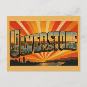 Ulverstone Tasmanien Australien Küstenstadt Kunst Postkarte