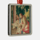 Ulysses begleitete von Telemachus Silbernes Ornament (Rechts)