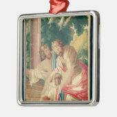 Ulysses begleitete von Telemachus Silbernes Ornament (Links)