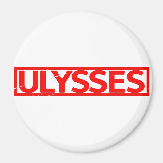 Ulysses-Briefmarke Magnet (Vorne)