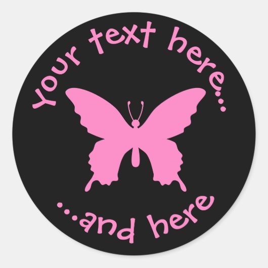 Ulysses Butterfly Runder Aufkleber (Vorderseite)