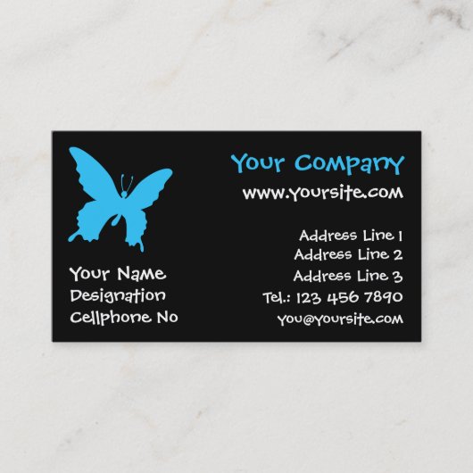 Ulysses Butterfly Visitenkarte (Vorderseite)