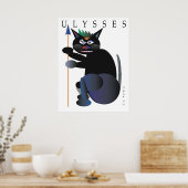 ULYSSES CAT POSTER VON JIM MALTESE (Küche)