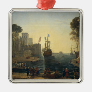 Ulysses, der Chryseis zu ihrem Vater zurückbringt Ornament Aus Metall