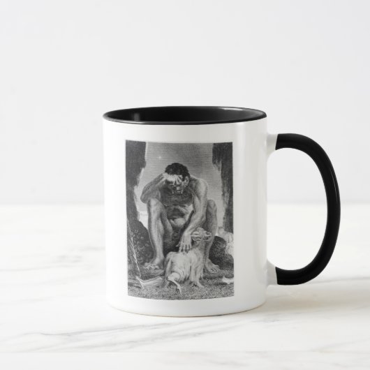 Ulysses, der von Polyphemus den Zyklopen entgeht Tasse (Rechts)
