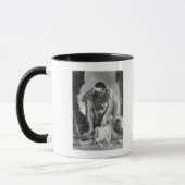 Ulysses, der von Polyphemus den Zyklopen entgeht Tasse (Links)