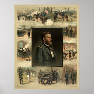 Ulysses Grant, 1885 Poster