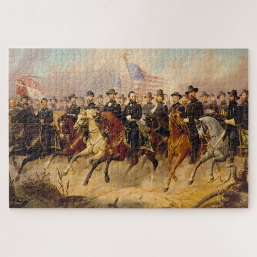 Ulysses Grant und seine Generäle Jigsaw Puzzle (Horizontal)