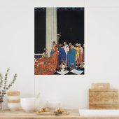 Ulysses im Circe-Palast Poster (Küche)