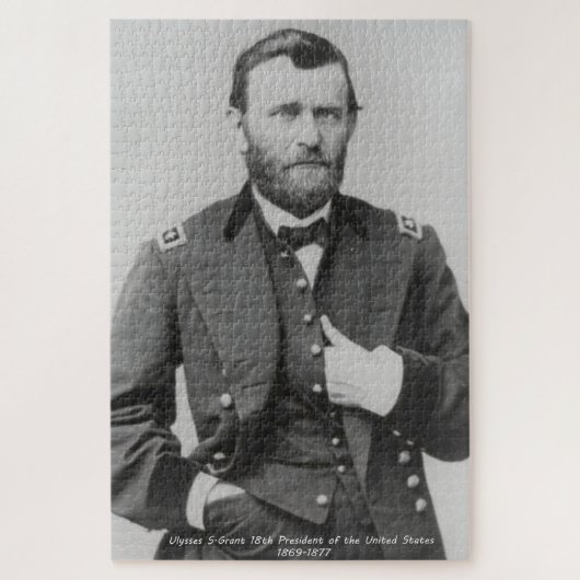 Ulysses S. Grant18th President of America. Puzzle (Vertikal)