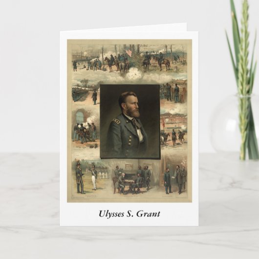 Ulysses S. Grant, 1885 Karte (Vorderseite)