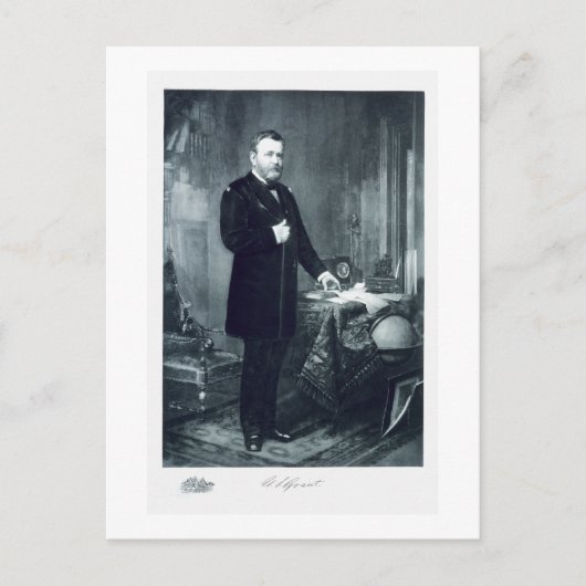 Ulysses S. Grant, 18. Präsident der Vereinigten St Postkarte (Vorderseite)