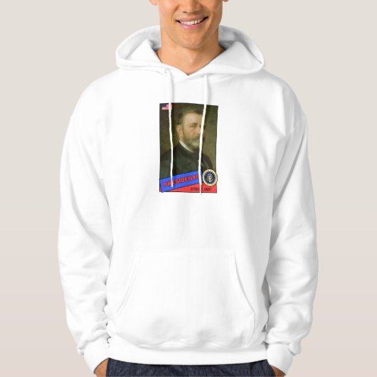 Ulysses S. Grant Baseball Card Hoodie (Vorderseite)